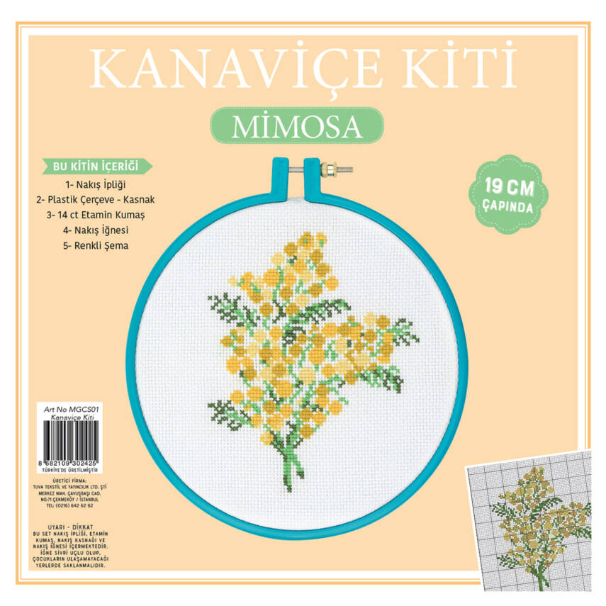 Tuva Kanaviçe El İşi Seti - 1