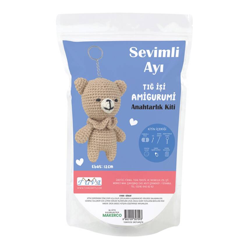 Tuva Mini Amigurumi Anahtarlık Kiti - 1