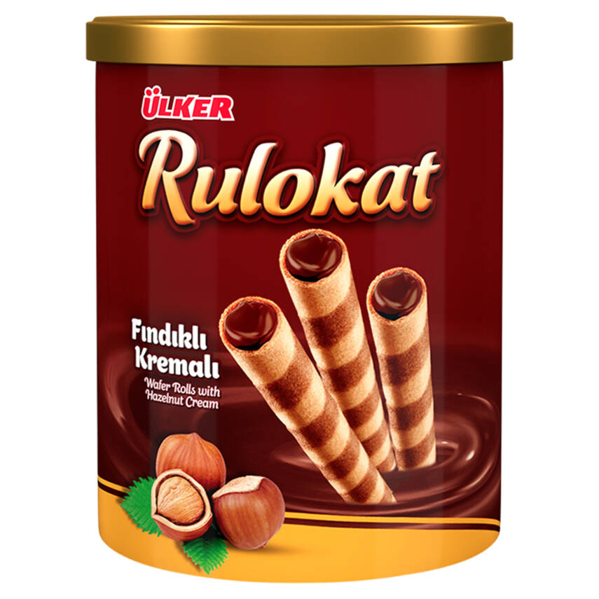 Ülker 9 Kat Tat Rulokat Fındıklı Rulo Gofret 170 G - 1