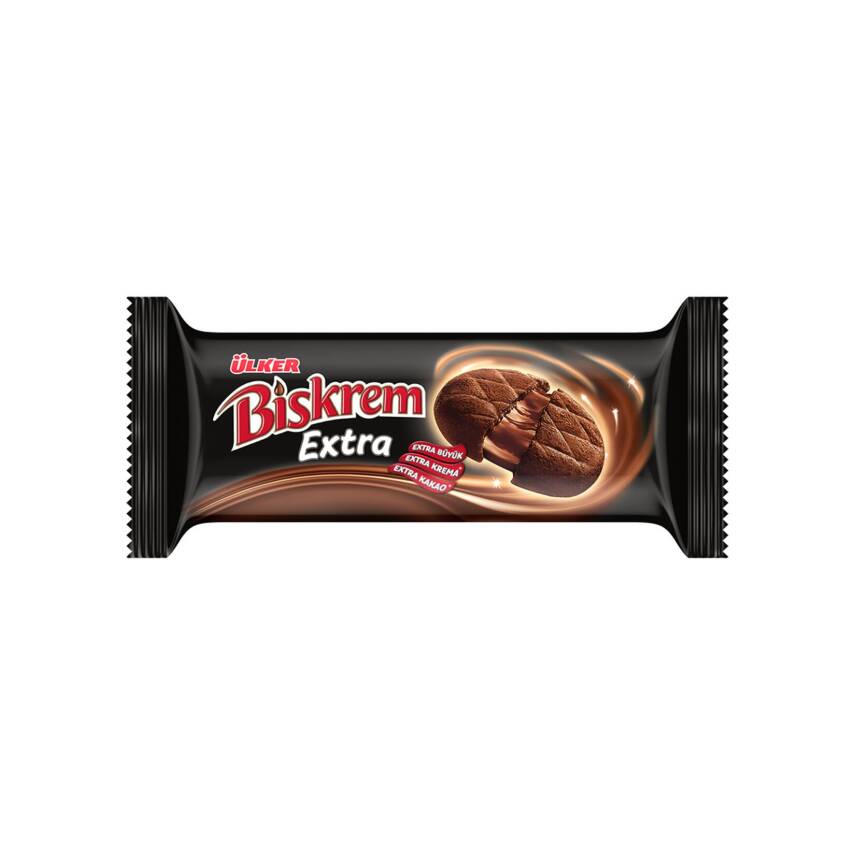 Ülker Biskrem Extra Kakaolu Krema Dolgulu Bisküvi 184 G - 1