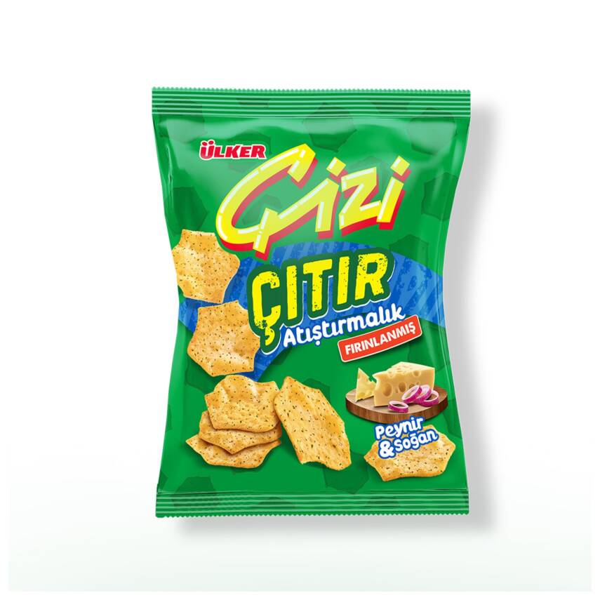 Ülker Çizi Çıtır Peynir & Soğan Çerez 40 G - 1