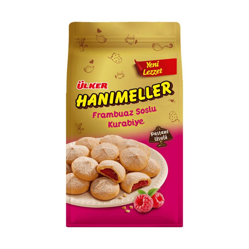 Ülker Hanımeller Frambuaz Soslu Kurabiye 150 G - 1