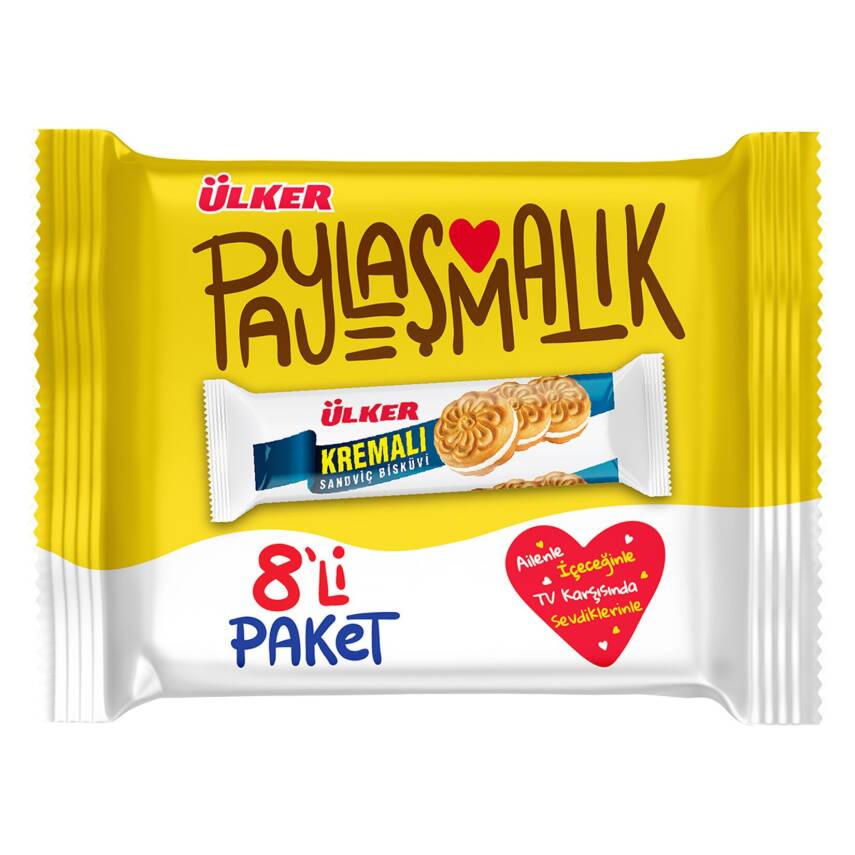 Ülker Kremalı Sandviç Bisküvi 8'li 488 G - 1