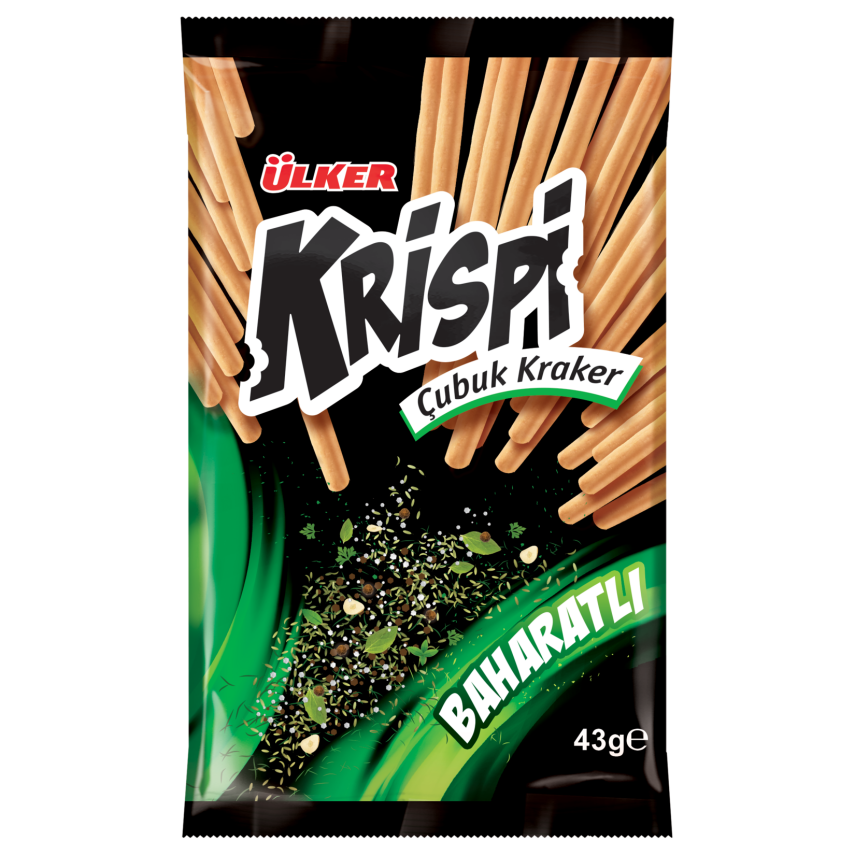 Ülker Krispi Baharatlı Çubuk Kraker 43 G - 1