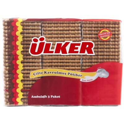 Ülker Pötibör Bisküvi Çifte Kavrulmuş 450 G - Ülker