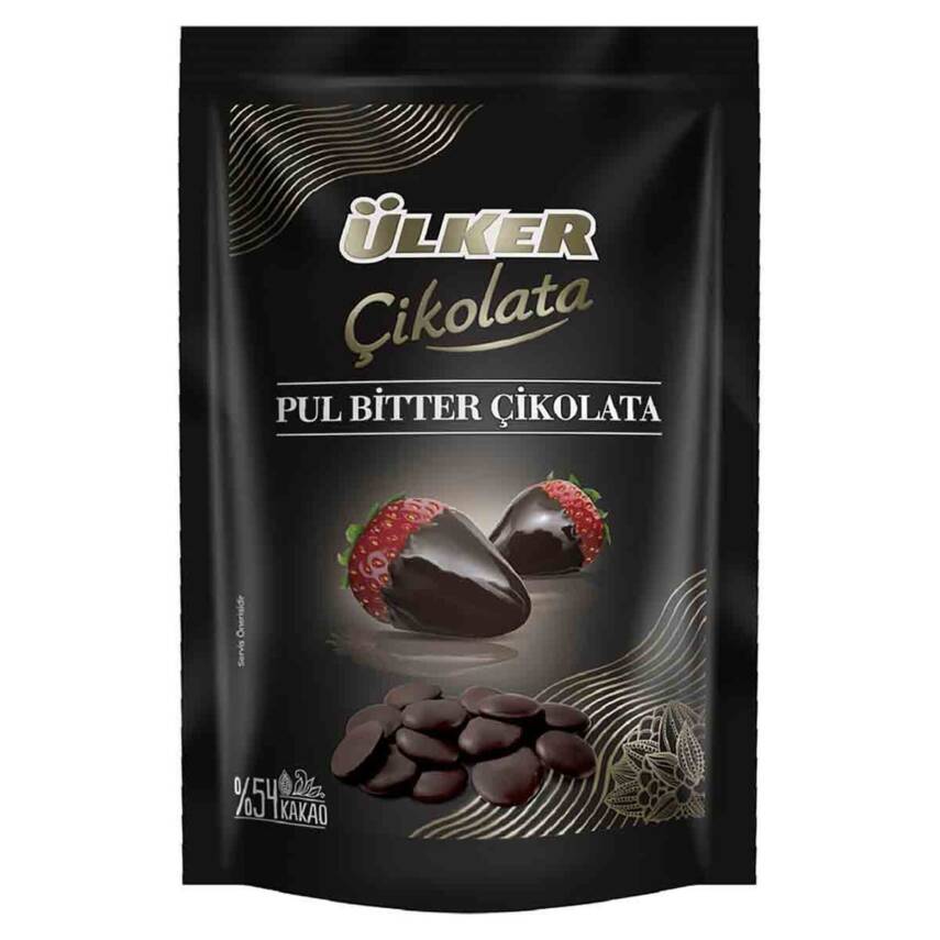Ülker Pul Çikolata %54 Bitter 100 G - 1