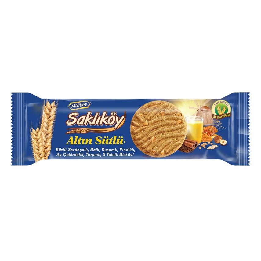 Ülker Saklıköy Altın Sütlü Bisküvi 68 G - 1