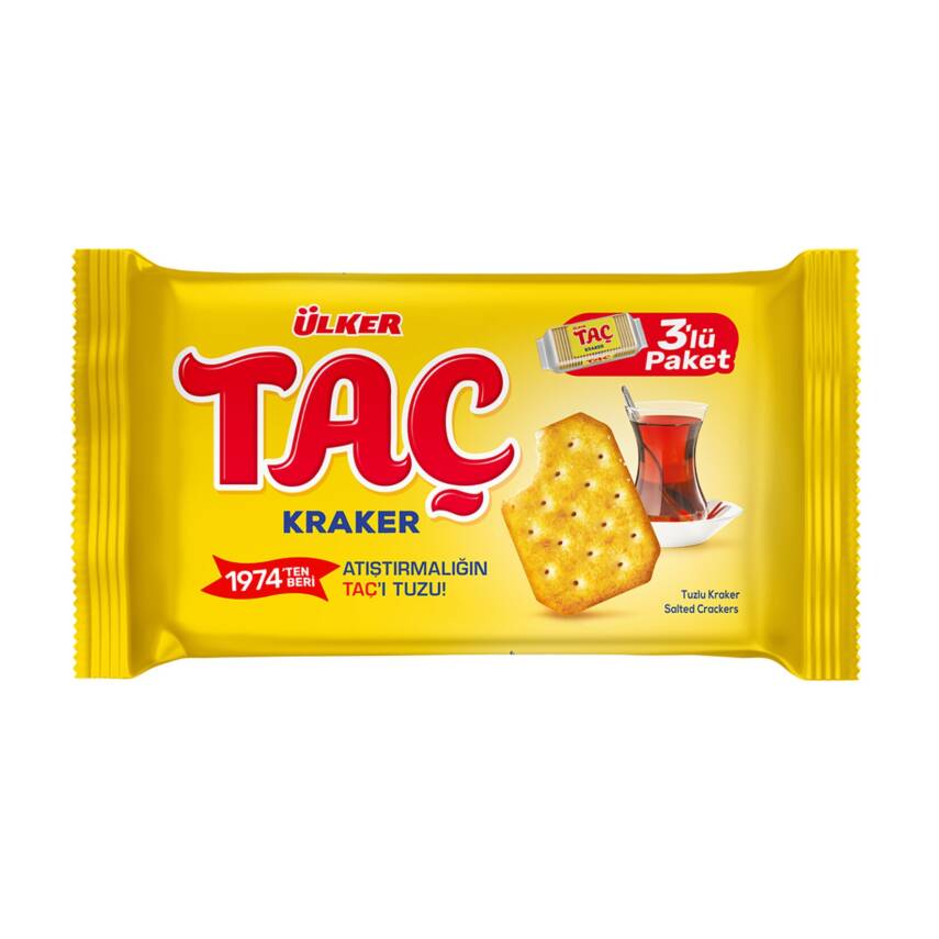 Ülker Taç Kraker 3'lü Paket 228 G - 1