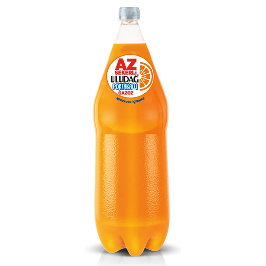 Uludağ Az Şekerli Portakallı Gazoz 2,5 L - 1