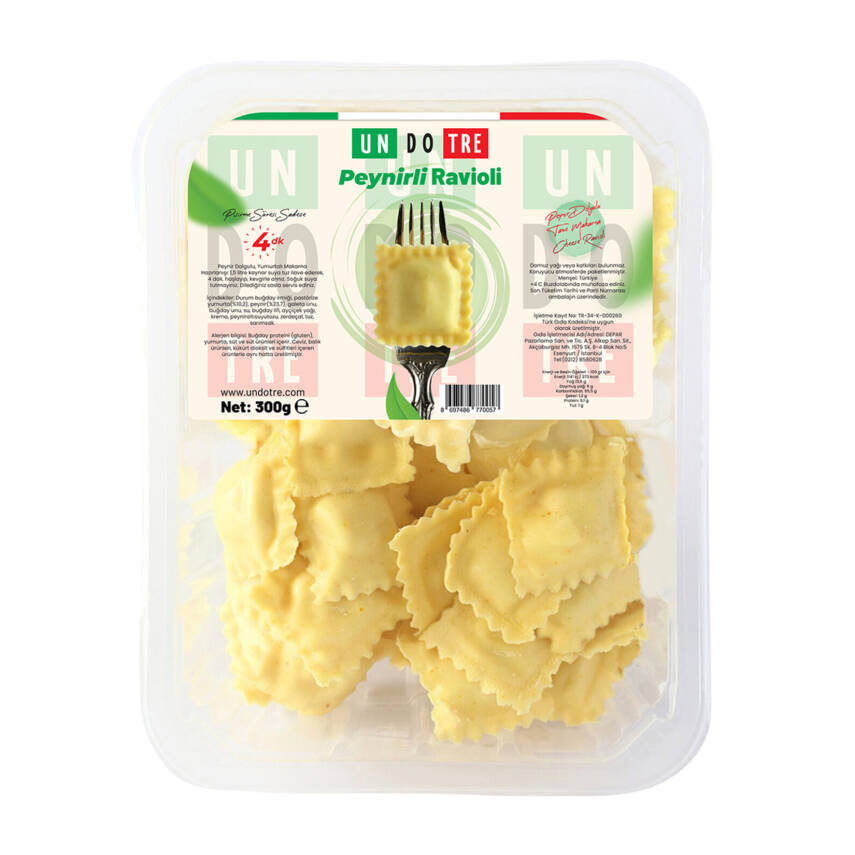 Un Do Tre Peynirli Ravioli 300 G - 1