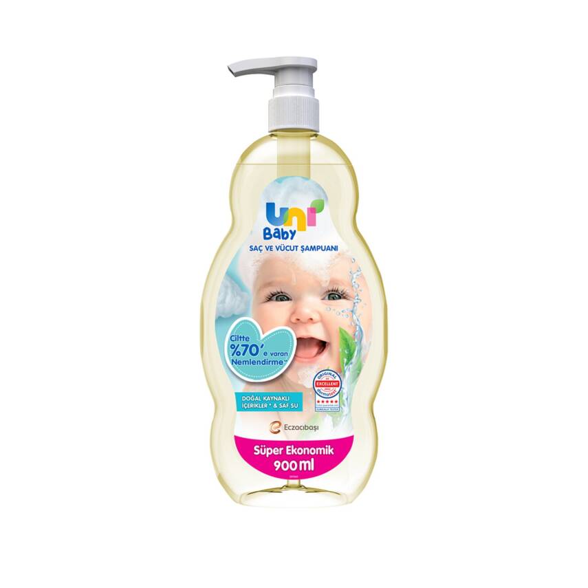 Uni Baby Şampuan 900 Ml - 1