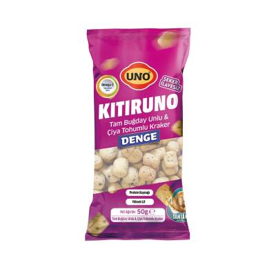 Uno Kıtıruno Denge Tam Buğdaylı Çiya Tohumlu 50 G - Uno