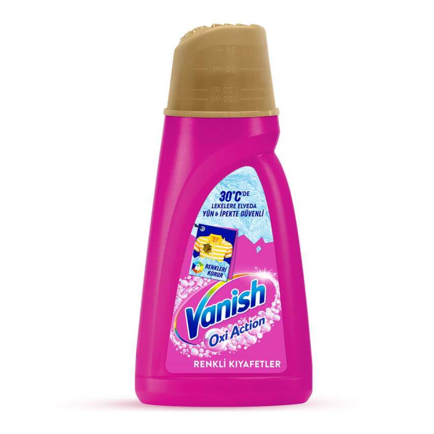 Vanish Kosla Multipower Sıvı Leke Çıkarıcı ve Deterjan Güçlendirici 1000 ml Renkliler İçin - 1