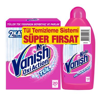 Vanish Kosla Tül Temizleyici 2'li Paket (Toz + Parlatıcı) - Vanish