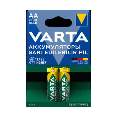 Varta Şarj Edilebilir Pil Power 2'li Aa Kalem 2100 Mah - Varta