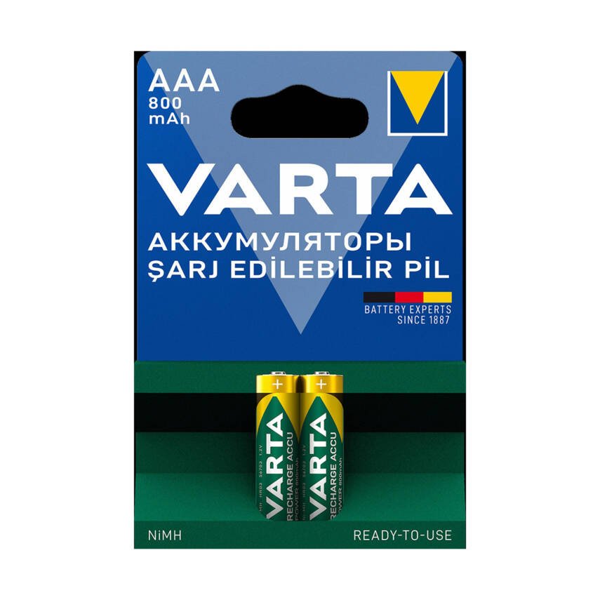 Varta Şarj Edilebilir Pil Power İnce 800 Mah 2'li - 1