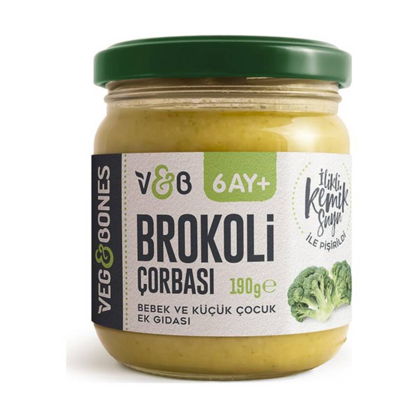 Veg&Bones Brokoli Çorbası 190 G - 1