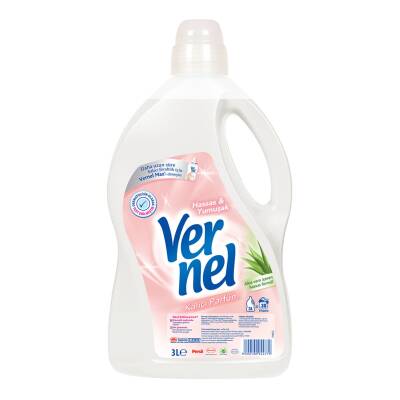 Vernel Çamaşır Yumuşatıcısı 3L (30 Yıkama) Hassas&Yumuşak - Vernel