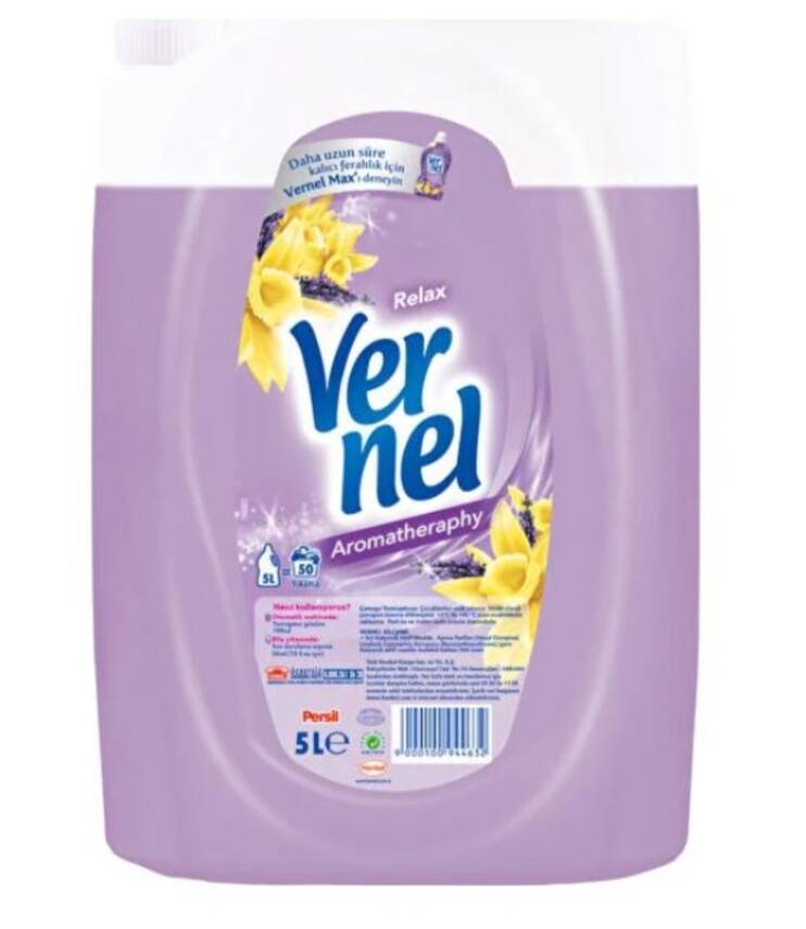 Vernel Çamaşır Yumuşatıcısı 5L (50 Yıkama) Aromatherapy Relax - 1