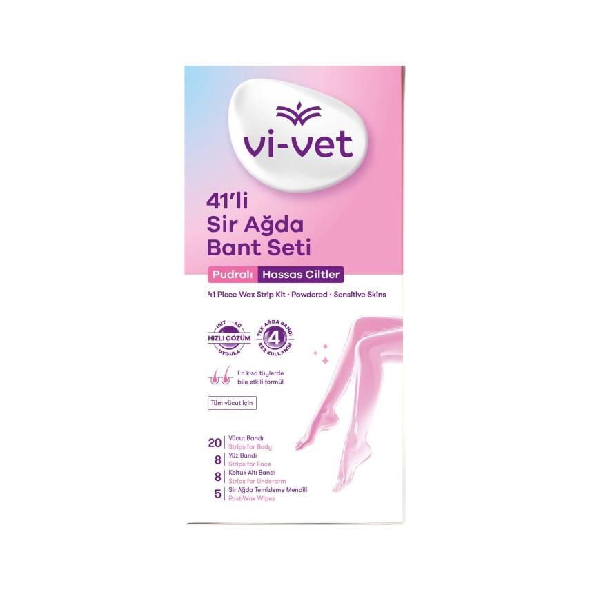 Vi-Vet Pudralı Sir Ağda Bant Seti 41'li - 1