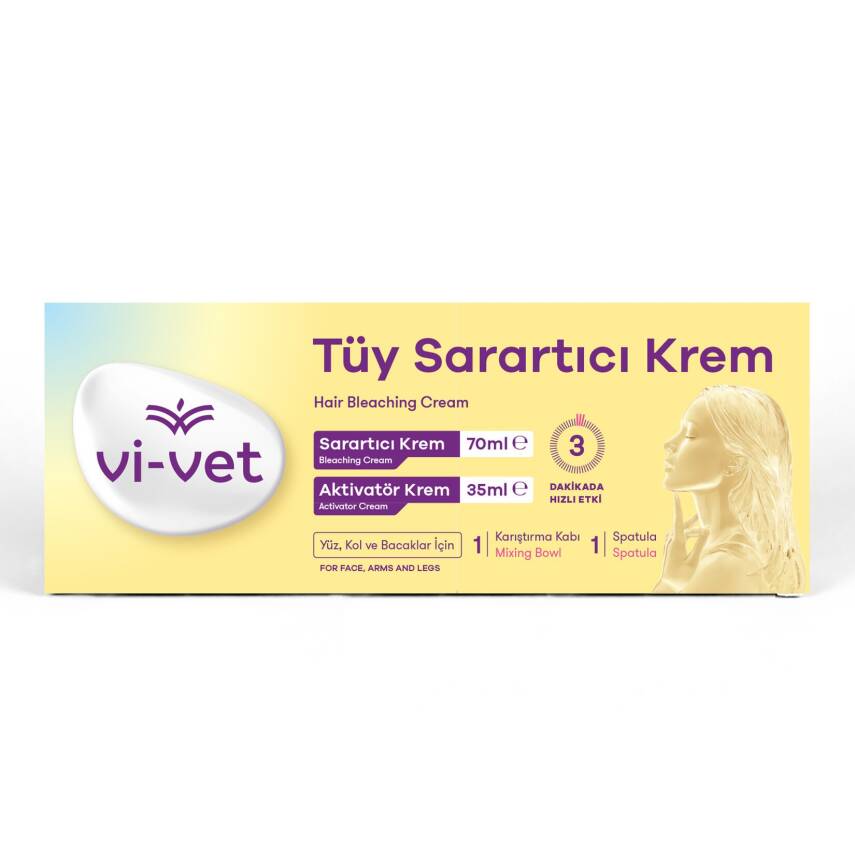 Vi-Vet Tüy Sarartıcı Krem 70 Ml + 35 Ml - 1