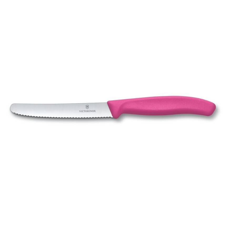 Victorinox 6.7836.L115 Pembe Domates & Sosis Bıçağı 11 Cm - 1