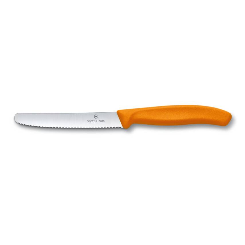 Victorinox 6.7836.L119 Turuncu Domates & Sosis Bıçağı 11 Cm - 1