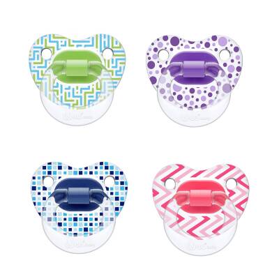 Wee Baby Şeffaf Desenli Damaklı Emzik 18+ Ay No:3 - Wee