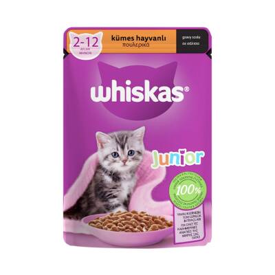Whiskas Kümes Hayvanlı Yavru Kedi Yaş Mama 85 G - Whiskas