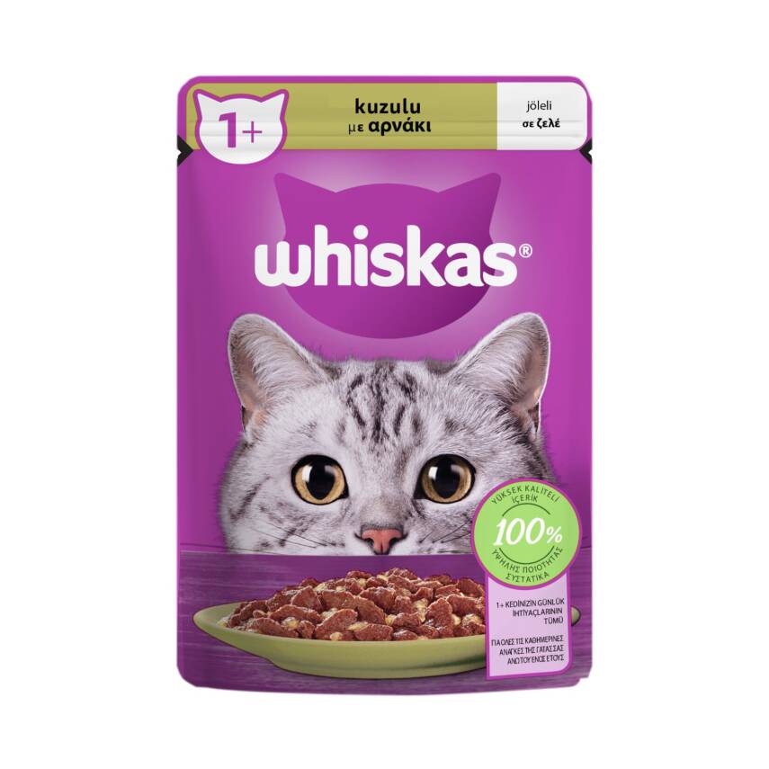 Whiskas Kuzulu Poşet Yaş Mama 85 G - 1