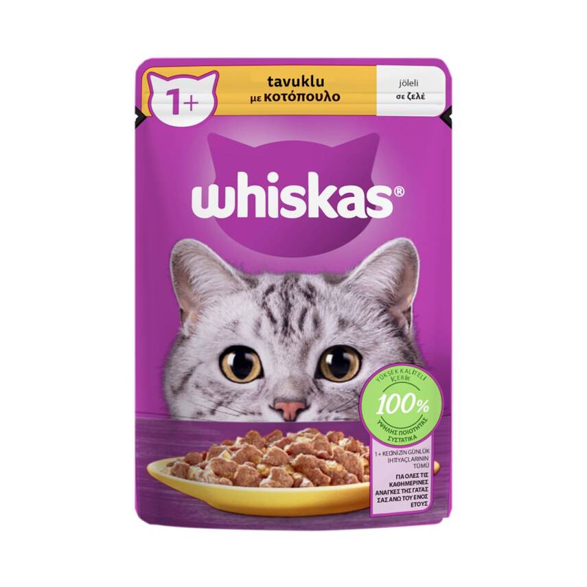 Whiskas Tavuklu Poşet Kedi Yaş Mama 85 G - 1