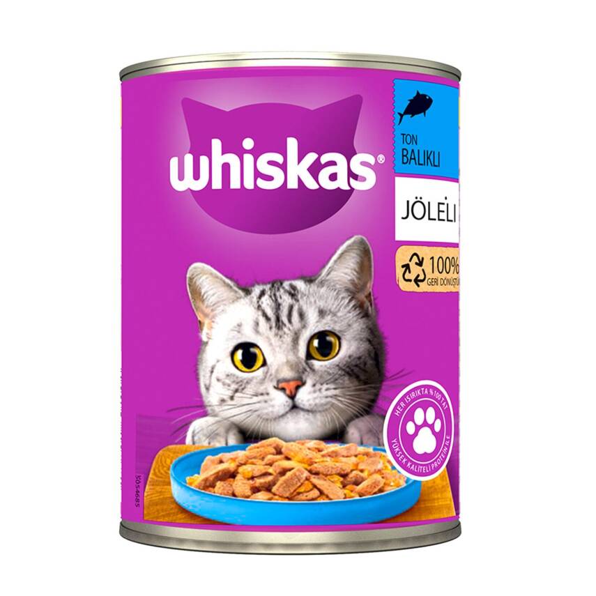 Whiskas Ton Balıklı Konserve Yaş Mama 400 G - 1
