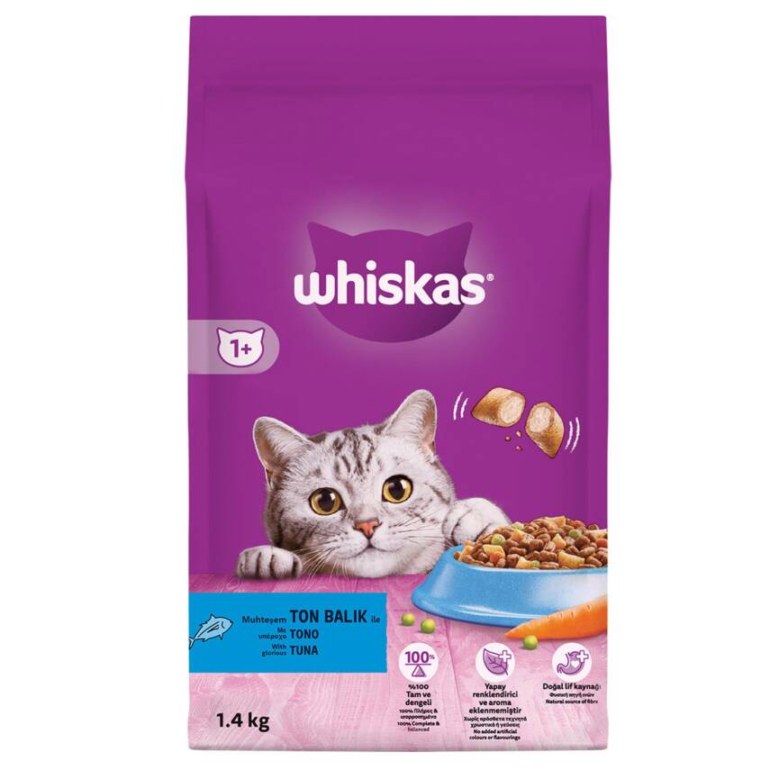 Whiskas Ton Balıklı Kuru Mama 1.4 Kg - 1