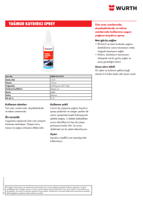 Yağmur Kaydırıcı 150 ML - 2