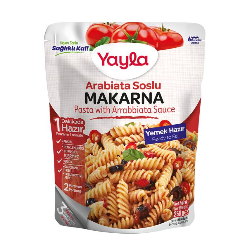 Yayla Arabiata Soslu Makarna 250 G - 1