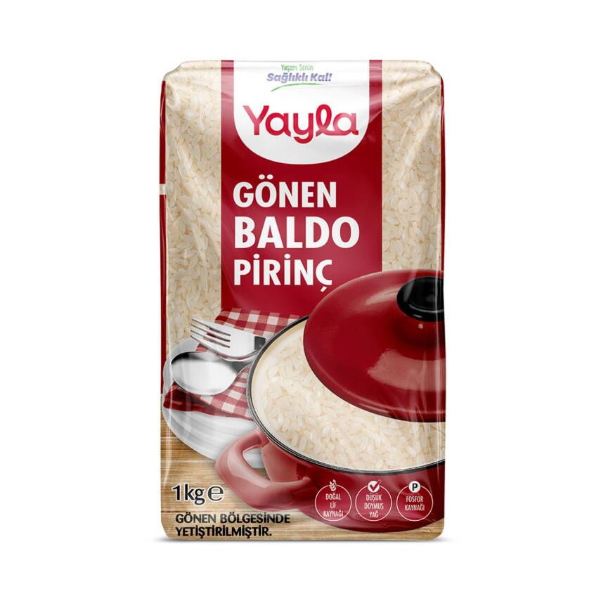Yayla Baldo Pirinç 1 Kg Gönen Bölgesi Mahsulü - 1