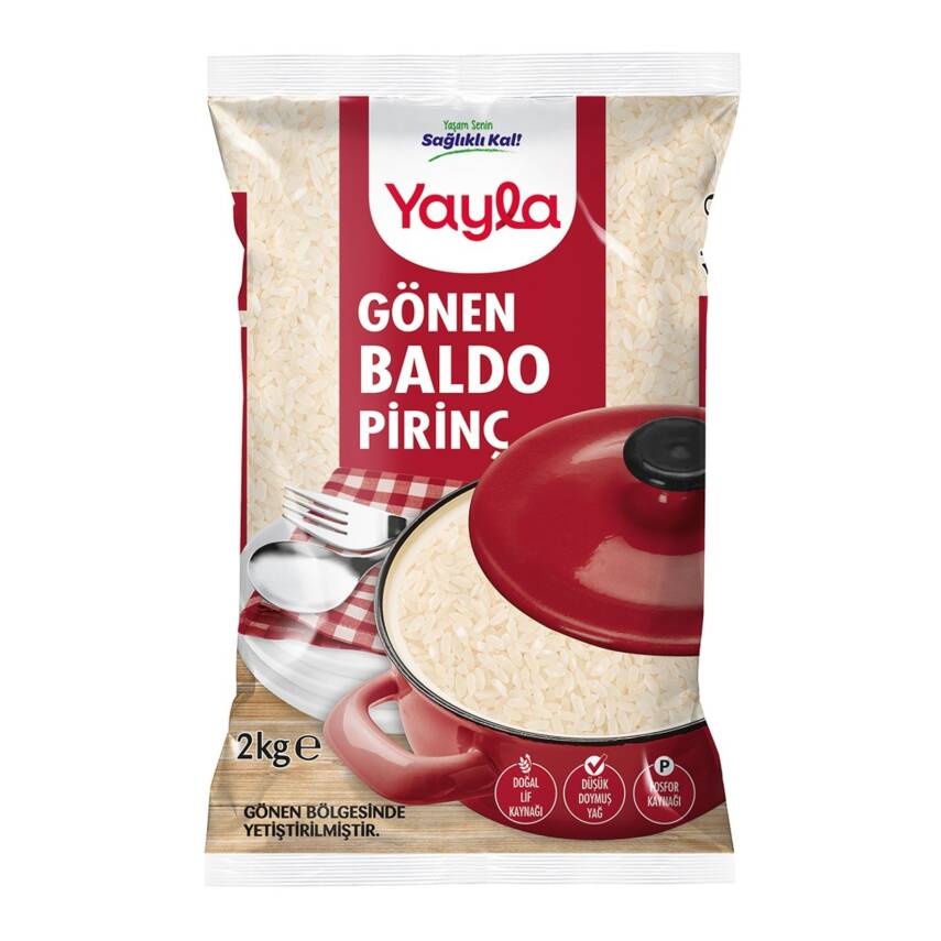 Yayla Baldo Pirinç Gönen Bölgesi Mahsulü 2 Kg - 1