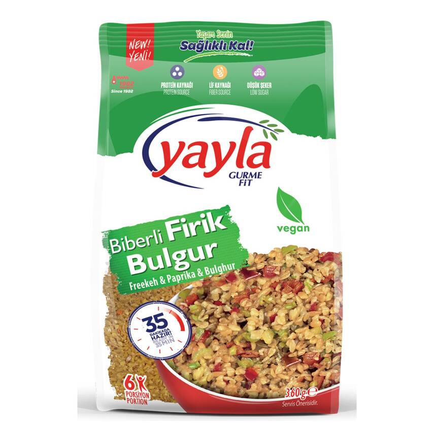 Yayla Gurme Fit Biberli Firik Bulgur 360 G - 1