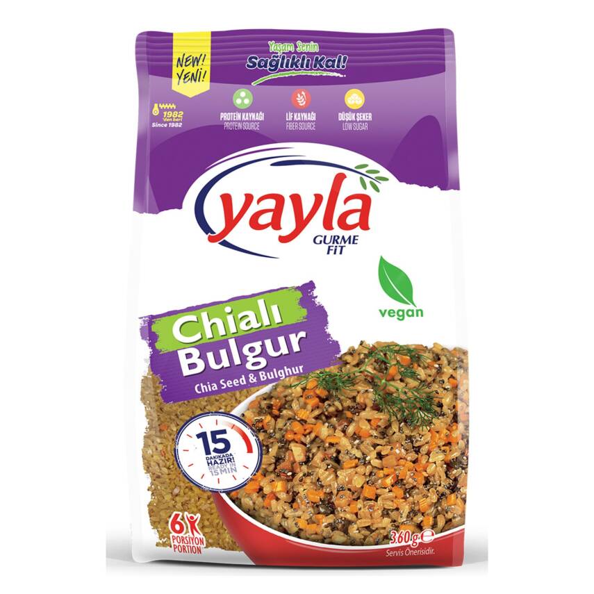 Yayla Gurme Fit Chialı Bulgur 360 G - 1