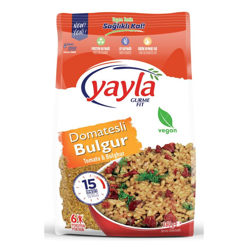 Yayla Gurme Fit Domatesli Bulgur 360 G - 1