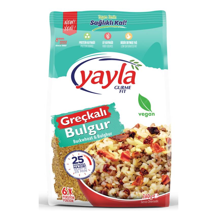 Yayla Gurme Fit Greçkalı Bulgur 360 G - 1