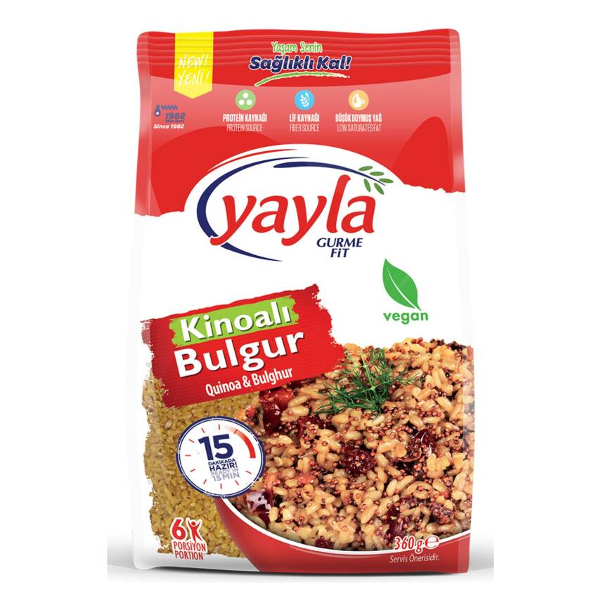Yayla Gurme Fit Kırmızı Kinoalı Bulgur 360 G - 1