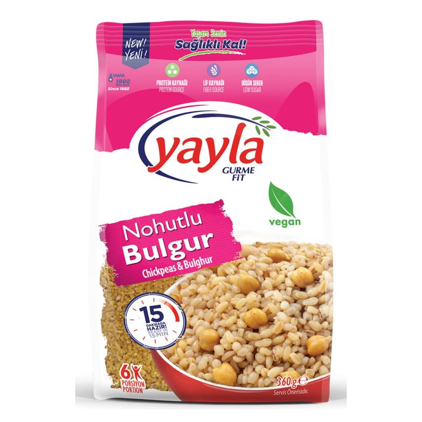 Yayla Gurme Fit Nohutlu Bulgur 360 G - 1