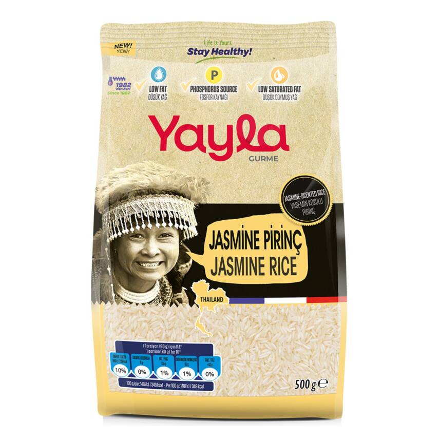 Yayla Gurme Jasmine Pirinç 500 G - 1