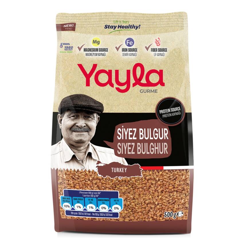 Yayla Gurme Siyez Bulgur 500 G - 1