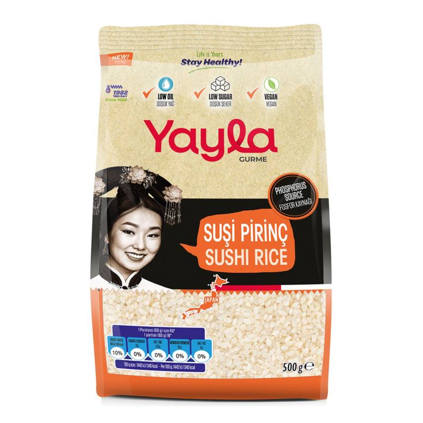 Yayla Gurme Sushi Pirinci 500 G - 1