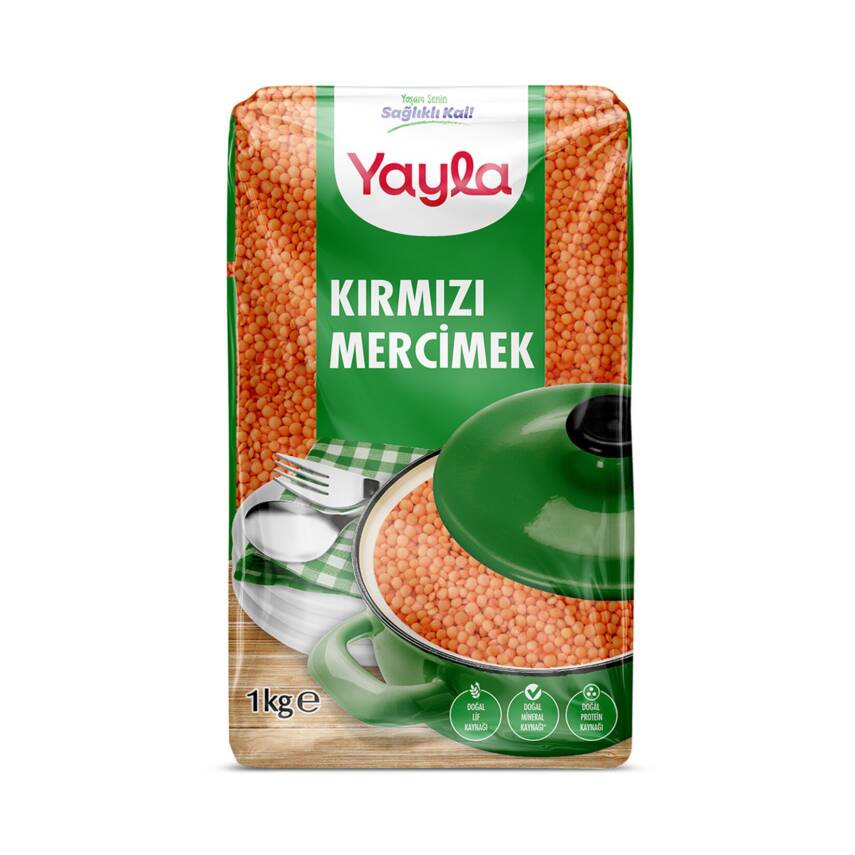 Yayla Kırmızı Mercimek 1 Kg - 1