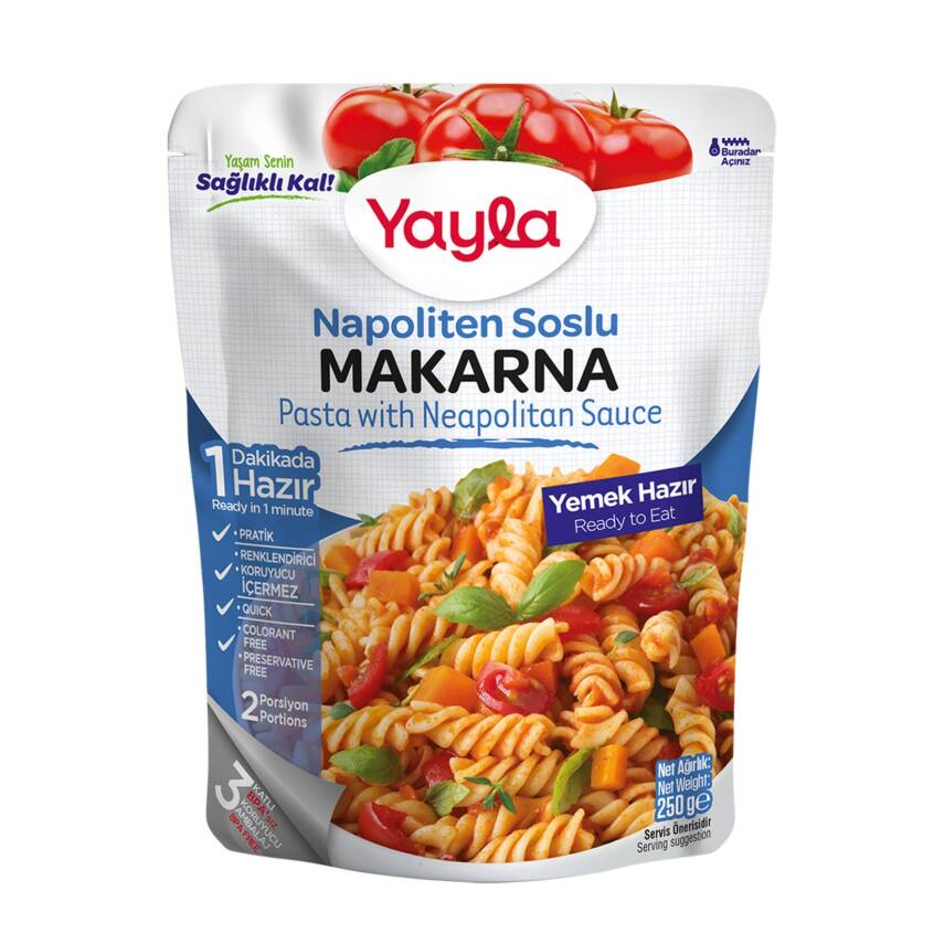 Yayla Napoliten Soslu Makarna 250 G - 1