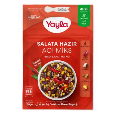 Yayla Salata Hazır Acı Miks 120 G - Yayla