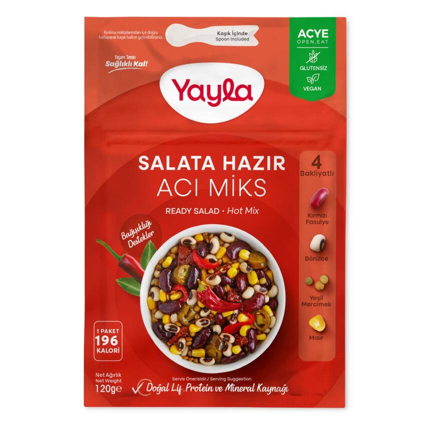 Yayla Salata Hazır Acı Miks 120 G - 1